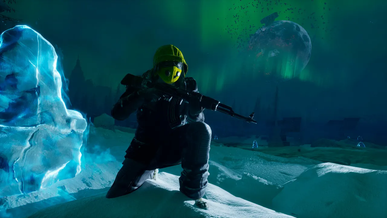 Official Permafrost screenshot — survivors in the frozen world