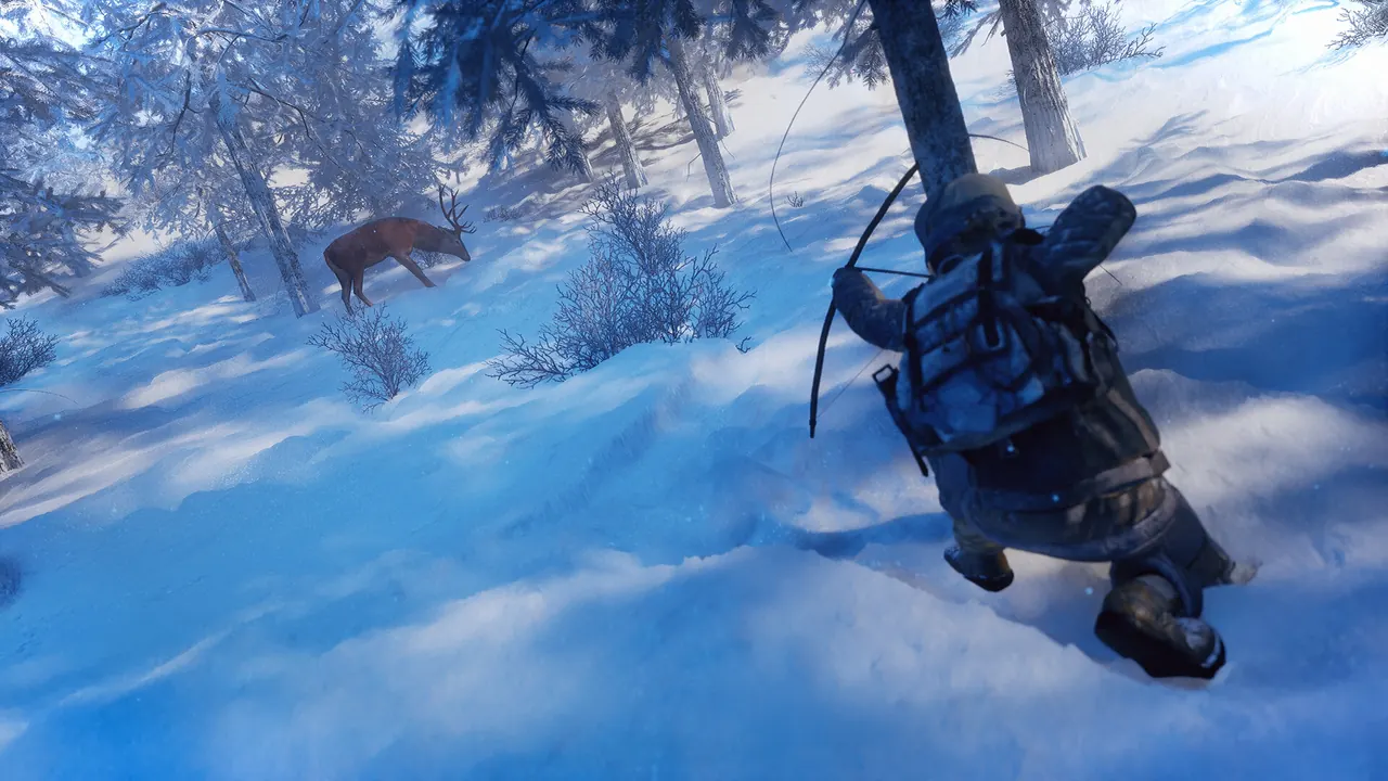 Official Permafrost screenshot — a shelter in the cold